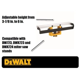 DEWALT Miter Saw Stand Material Support/Stop (DW7029) , Yellow