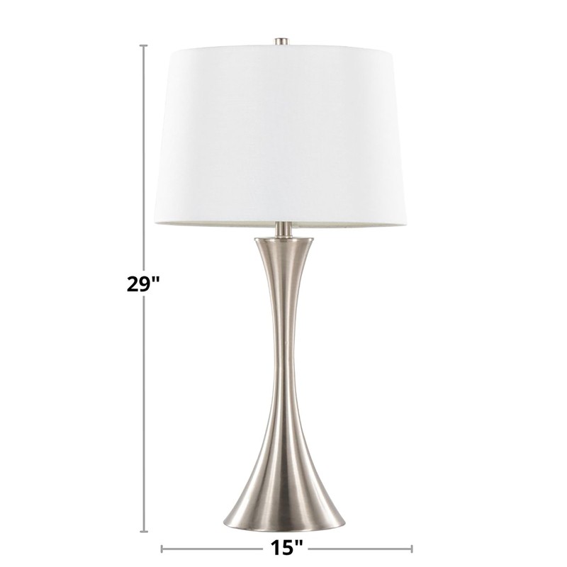 Grandview Gallery Lenuxe 29" Metal Table Lamps Set of 2,