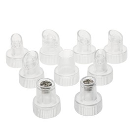 Baluue 9pcs Hydro Facial Machine Replacement Tips Bubble Suction Nozzles for Beauty Instruments Skin Cleansing Accessories Compatible with Hydro Oxygen Facial Machines