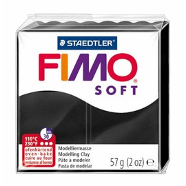 Fimo Soft and Effect Polymer Oven Modelling Clay - 57g - Set of 6 Colours - Christmas Tones
