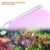 Fish Tank Clip on Light Aquarium Clamp Lamp with White