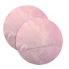 Pink Tinted 5 Inch Polythene Plastic Burger Discs - 250 Pack Non-Stick