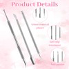3Pcs Metal Cuticle Pusher and Scraper, Pre-Treatment Nail Cuticle Pusher