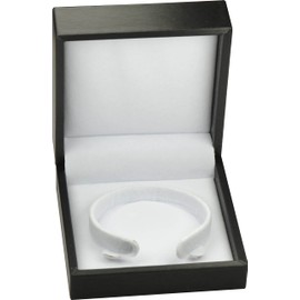 Bangle Bracelet Watch Box Luxury Soft Touch PU Leather Material Rich Black Color for Birthday, Valentine' Day, Mother's Day, Father'day, Christmas. Box Size 3.54〞(W)*3.54〞(D)*1.65〞(H)