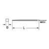 KS Tools 161.0304 Square File Blade DIN 7261 Form D
