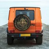 REVENEVER Spare Tire Cover for RV SUV Car Funny Compass