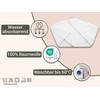 ZOLLNER Hair Turban in White - Soft Hair Towel with