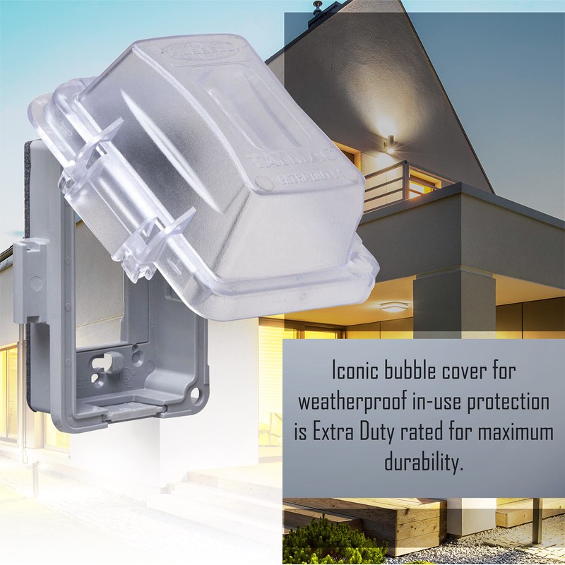 TayMac MG420CS Nonmetallic Extra Duty Complete in-Use Cover 15 Amp