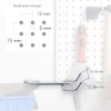 Pegboard Peggy's Pack of 50 Perforated Wall Hooks Hanging Width