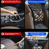 3-Layer Triple Car Mesh Organizer Pockets Pockets Between Seats Stretchy