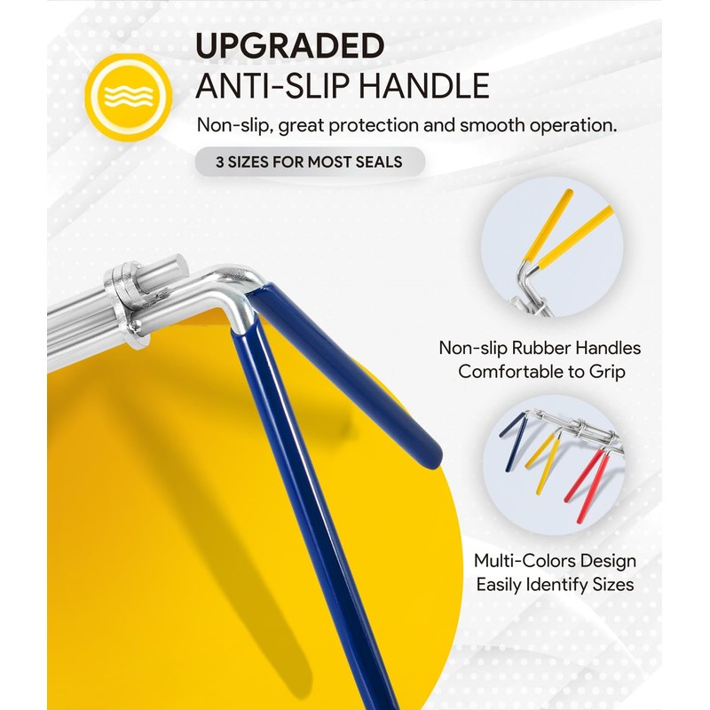 5 Pack Hydraulic Seal Installation Tool Kit, Hydraulic Cylinder Piston