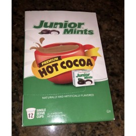 Junior Mint Chocolate Mint Hot Cocoa Pods for Keurig K-Cup Makers, 12 Count