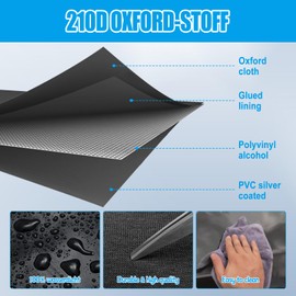 YWNYT Halbgarage Wasserdicht Autoabdeckung Ersatz für Mazda MX-5 MK1 MK2 MK2.5, 210D Oxford Soft Top Dachschutz