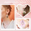SUNNYCLUE 200pcs 29mm Feather Beads Resin Feather Charms Large Feather