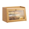 GHWIE Large Bread Box, Easy Access & Cleaning - Bamboo