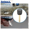 ACROPIX Uncut Ignition Transponder Key Fit for Honda Civic CR-V