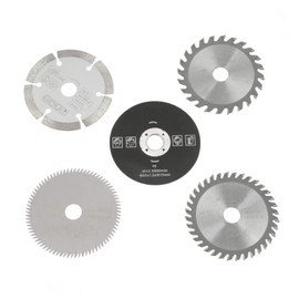 V BESTLIFE Cutting Tool, 5 Pieces, 3.3 inches (85 mm), Outer Diameter 0.6 inches (15 mm), Mini Carbide, Circular Saw Blade, For Cutting Tool, Marble Cutter, Electric Hand Saw, Sliding Table Saw