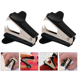 3Pcs Black Staple Remover Staple Puller Removal Tool for School Office Home, Removes Staples Easily Without Ripping Pape，Staplers and Punches，Staple Removers