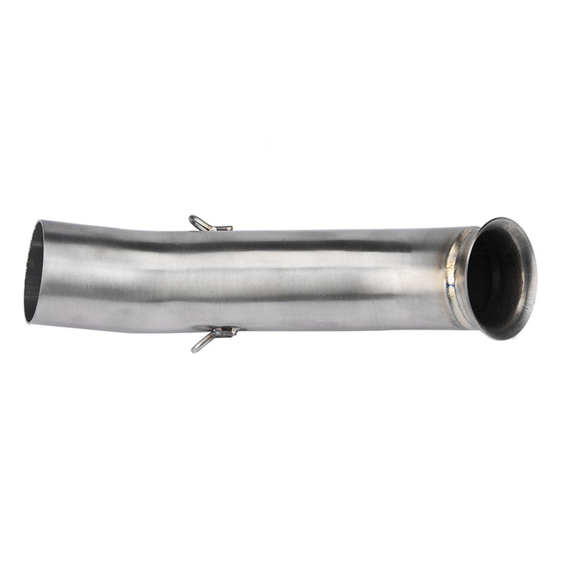 Motorcycle Full Exhaust System Vent Middle Pipe Link Connect for