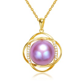 Salanda Single Pearl Necklace for Women, White Dainty CZ Pearl Drop Pendant Necklace| Elegant adjustable Chain Necklace| 18k Silver Plated Pearl Necklace for Women, mm, Pearl, Pearl