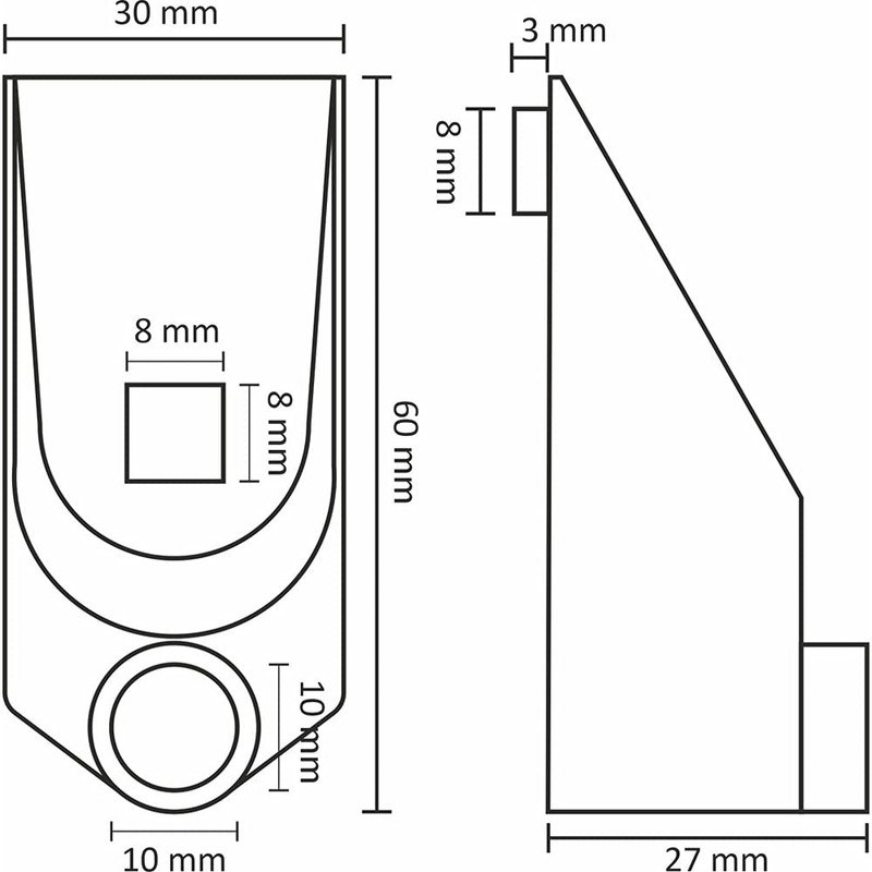 Hörmann 3074403 Roll Holder for Gargen Sectional Doors