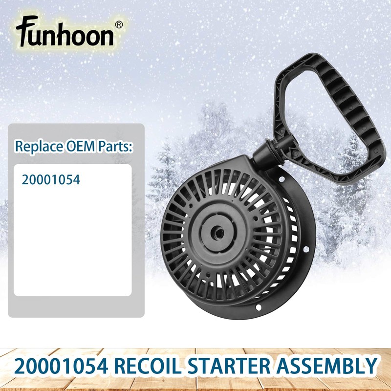 Funhoon 20001054 Pull Cord Recoil Starter Assembly for Ariens SNO-Tek,