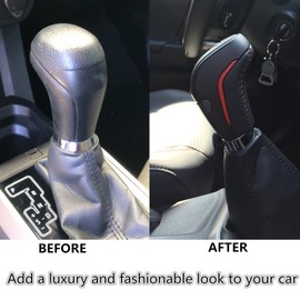 Timilge Shift Knob Handle Assembly for Tacoma TRD PRO 2016 2017 2018 2019 2020 2021 Replace PTR57-35170 Black