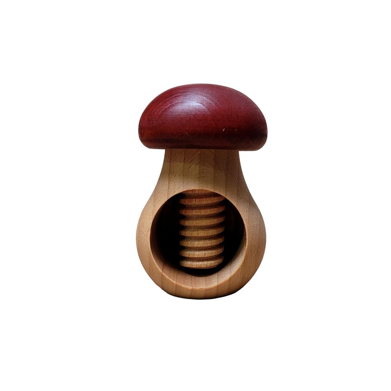 Wooden World 2 x Nutcracker made from natural beech wood