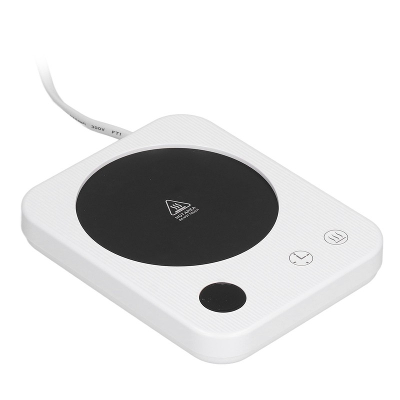 Coffee Warmer White 3 Heating Modes Timing Function Smart Insulation