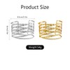 FFWTPY Pack of 2 Upper Bangle Gold Women's Boho Bangle