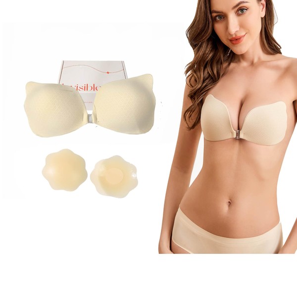 [Lakumai] 2025 Newest 8 Holes Soft Mesh Fabric Nubra Strapless