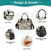 Goth Bat Pattern Lunch Bag & Lunch Box for Women