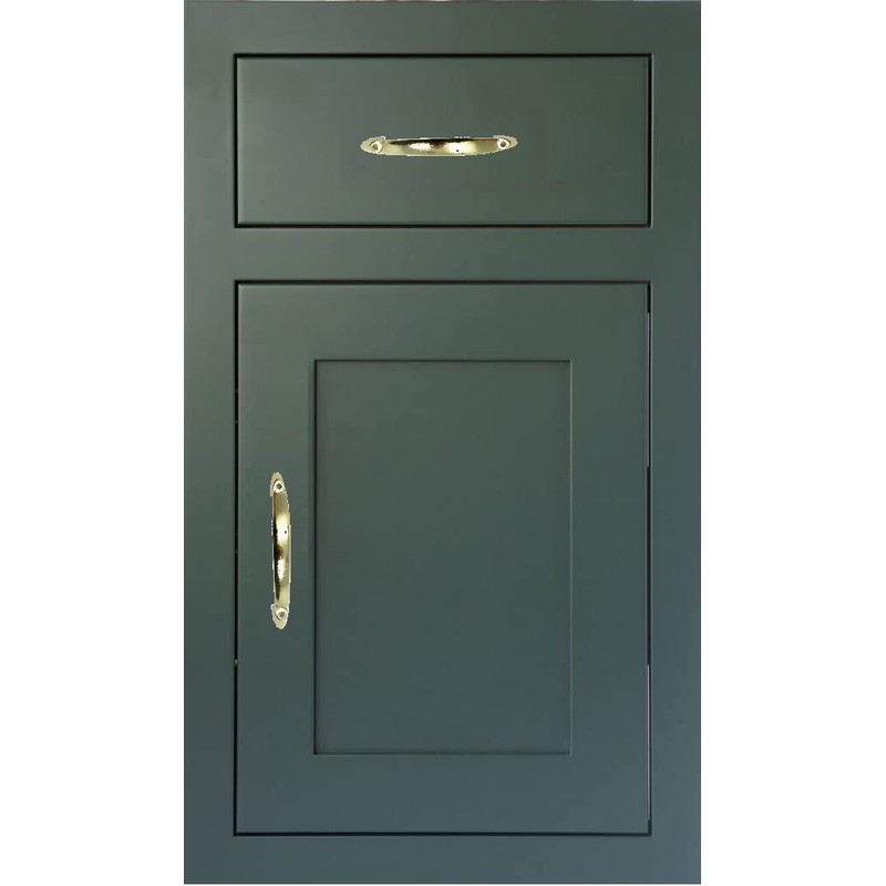 TERF® Traditional Electro Brass D-Shape Front Fix Pull Handle 100mm