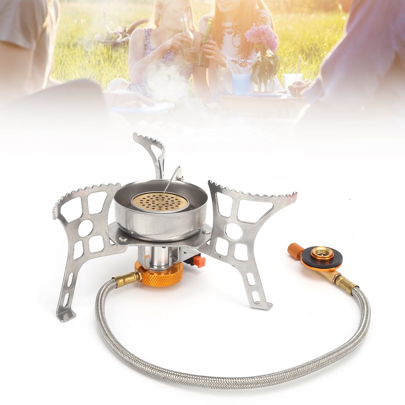 Camping Stove Portable Aluminum Alloy Stainless Steel Practical Outdoor Cooking