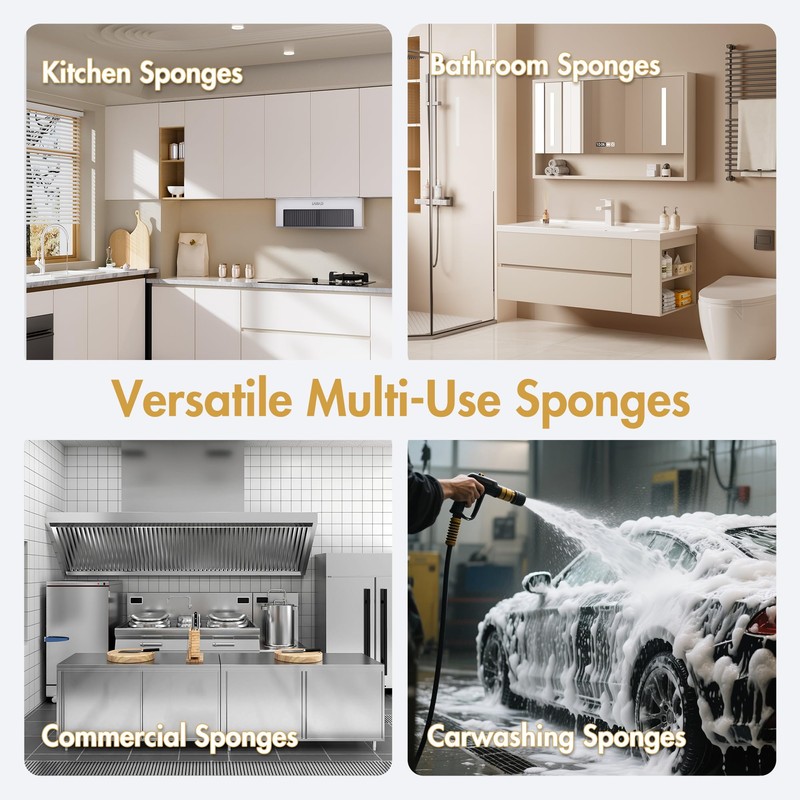 6 x 3.6 x 0.9 Inch JK SP-T22 Large Sponge,