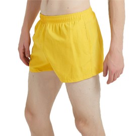 MADHERO Mens Swim Trunk Quick Dry Bathing Suits Beach Shorts Yellow Size XL