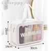 Linvrppy Travel Toiletry Bag Waterproof & Portable Organizer for Makeup