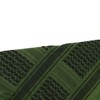 Scarf Head Wrap Breathable Kerchief Comfortable Shawl Green with Tassels