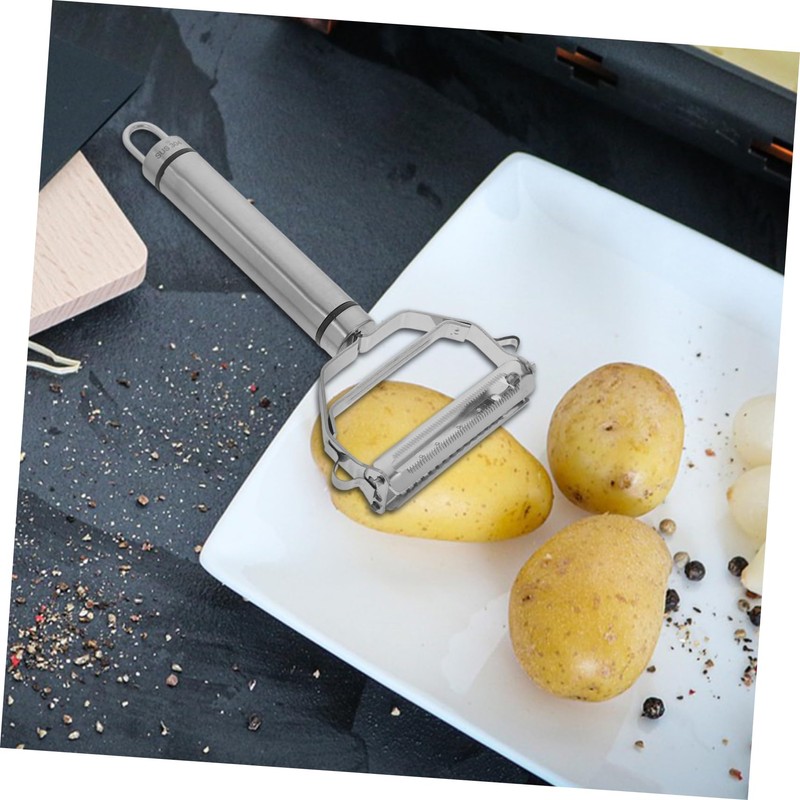 Alipis Dual Sided Peelers Shredder 3-in- Tool Carrot Peeler Cabbage