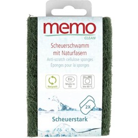 memo Washing Up Sponges Scrubbing, Pack of 2