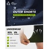 Nepest Men's Mountain Bike Padded Shorts Baggy Gel 4D Padding