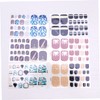Ipetboom Nail Art Stickers Pack 6pcs Toe Nail Stickers for