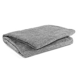 Curaplex Polyester Gray Blanket, 66" x 90"