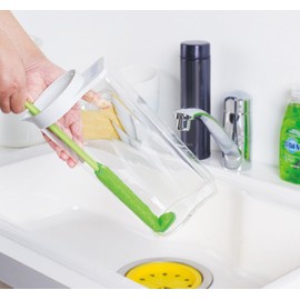 Marna My Bottle / Water Bottle Wash Long (Easy to Clean) Water Bottle Bottle Brush Sponge Brush Green K476G