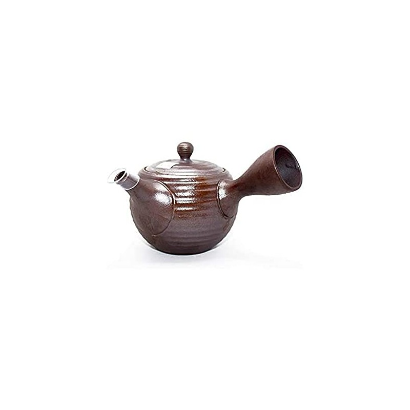 TEA SOUL | Kyusu Giapponese Tokoname in Ceramica Marrone Scuro