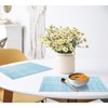 Place Mats for Table Set of 6 - Heat Resistant