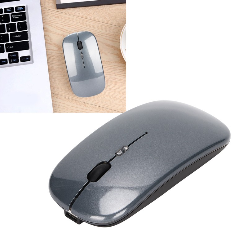 Wireless Mouse 2.4G Ergonomic Dual Mode LED Breathing Light 500mAh