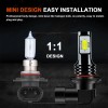 Unbranded Combo LED Headlight + Fog Bulbs Kit For GMC