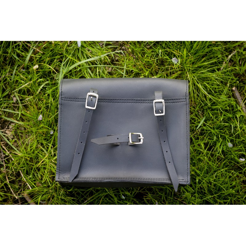 London Craftwork Bicycle Bag Real Leather Saddle Bag Handlebar Bag
