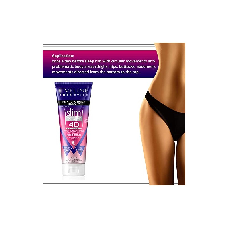 Eveline Cosmetics Crema de Celulitis Superconcentrada con Tratamiento de Choque